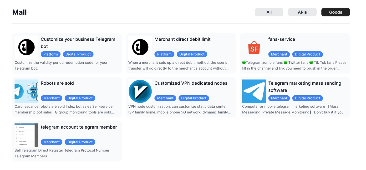 publish digital goods