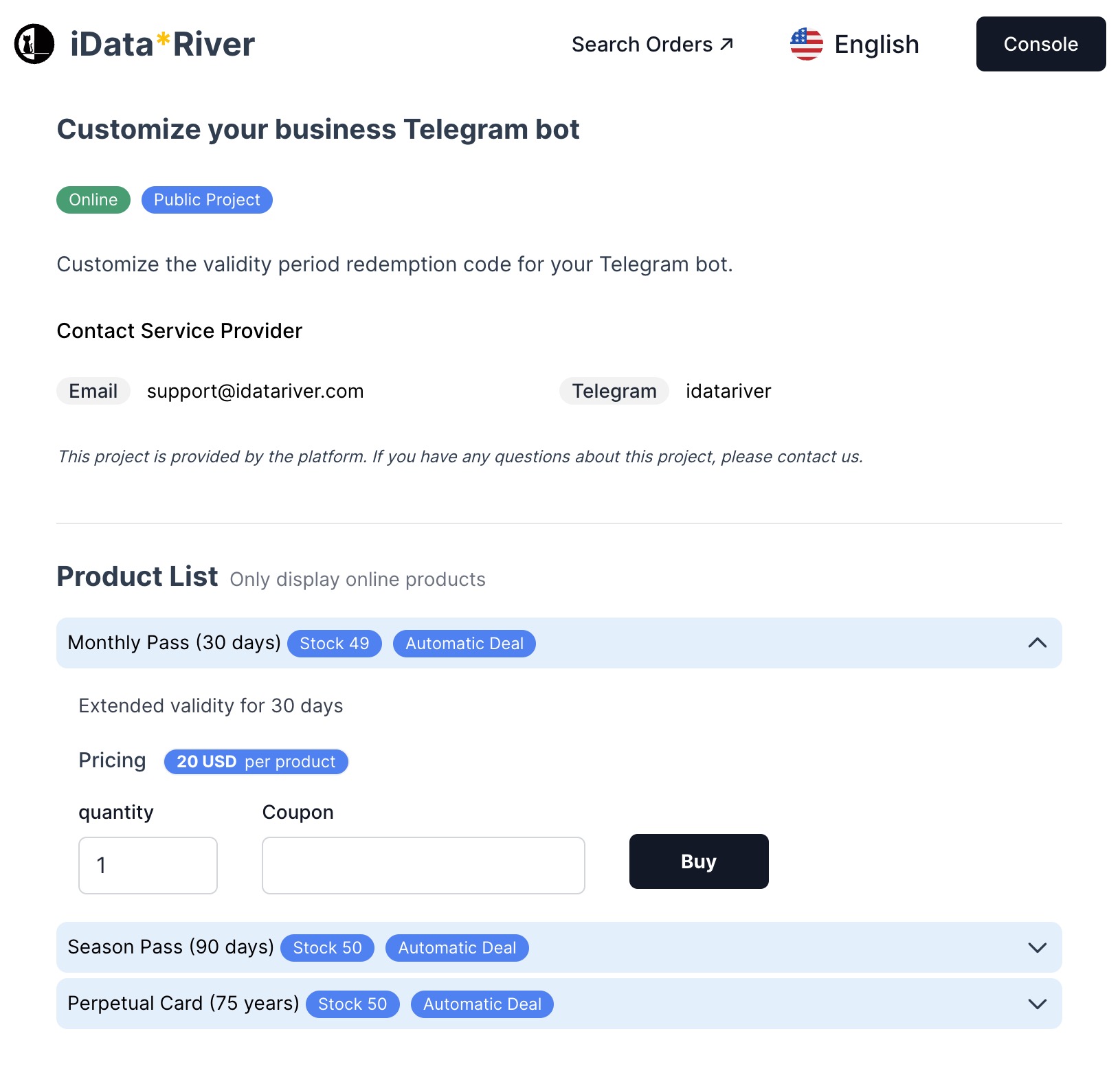 digital goods project